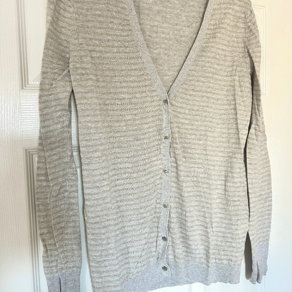 Grey Cardigan Gold Sparkle M - Picture 1 of 8